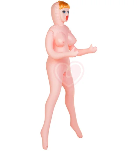 Надувная секс-кукла с тремя отверстиями Dolls-X by Toyfa Olivia рыжая фото 2