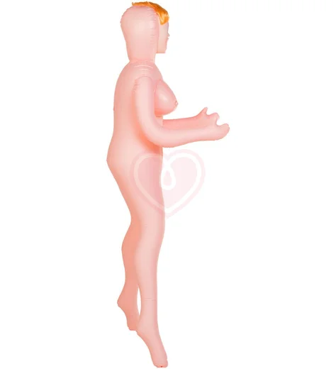Надувная секс-кукла с тремя отверстиями Dolls-X by Toyfa Olivia рыжая фото 4