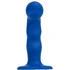 Вибратор с пульсирующей головкой Strap-On-Me Tapping Dildo Wave M синий фото 3