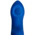 Вибратор с пульсирующей головкой Strap-On-Me Tapping Dildo Wave M синий фото 7