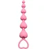 Анальная цепочка Lola Games First Time Heart's Beads розовая фото 1