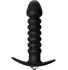 Анальная пробка с вибрацией Lola Games First Time Twisted Anal Plug чёрная фото 1