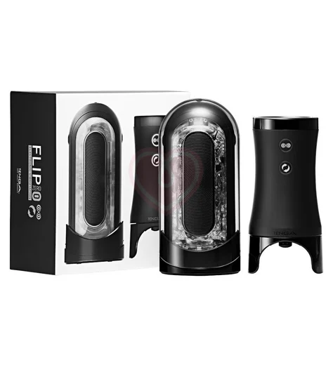 Мастурбатор с вибрацией и вращением Tenga Flip Zero Electronic Vibrotation Black фото 3