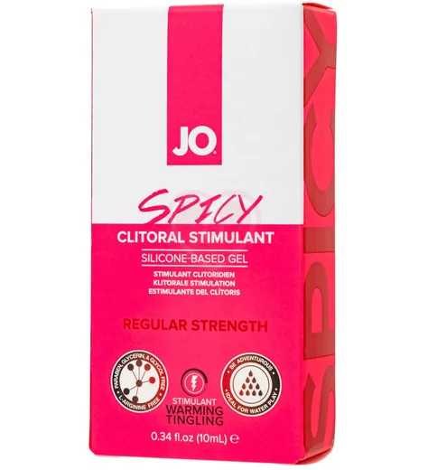 Разогревающий гель для клитора JO Clitoral Gel Spicy сильного действия 10 мл фото 6