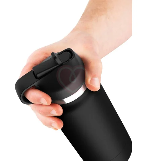 Мастурбатор в бутылке Fap Flask черный фото 3