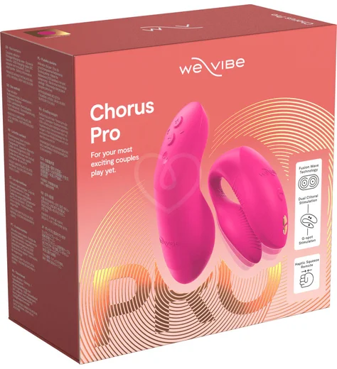 Вибратор для пар We-Vibe Chorus Pro с сенсорным пультом розовый фото 11
