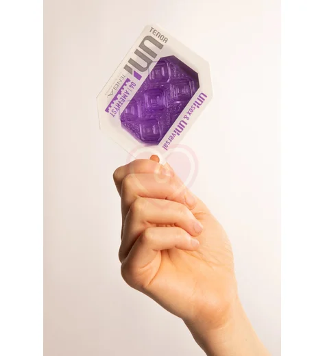 Мини мастурбатор Tenga Uni Amethyst фиолетовый фото 8