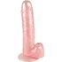 Перламутровый фаллоимитатор с мошонкой Lola Games Keshi Pearl розовый фото 3