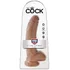 Фаллоимитатор на присоске с мошонкой King Cock with Balls 23 см мулат фото 3