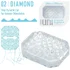Мини мастурбатор Tenga Uni Diamond прозрачный фото 3