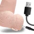 Фаллопротез Lux Fetish с вибрацией телесный 15 см фото 4