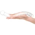 Стеклянный двусторонний фаллоимитатор Glass Pelvic Wand Double Ended прозрачный фото 4