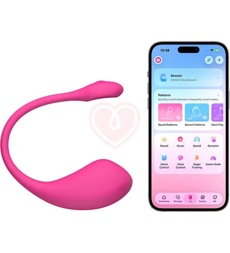 Виброяйцо с управлением от смартфона Lovense Lush 2 фото 6