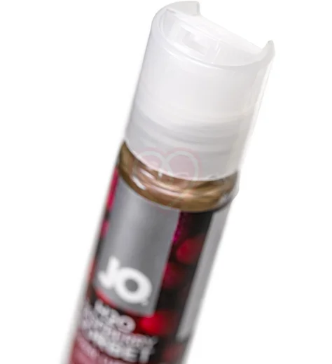 Съедобный лубрикант System JO H2O Flavored Raspberry Sorbet с ароматом Малина 30 мл фото 3