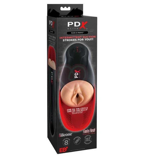 Реалистичный мастурбатор PDX Elite Fuck-O-Matic с вакуумом и вибрацией фото 2