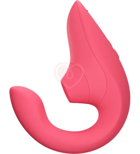 Вибратор для зоны G c бесконтактной стимуляцией клитора Womanizer Blend розовый фото 10
