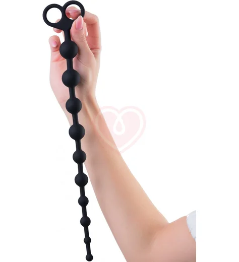 Анальные бусы Toyfa Popo Pleasure Cephei черные фото 3