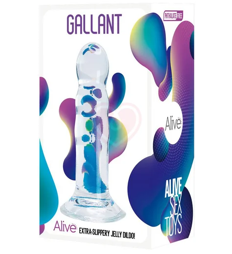 Фаллоимитатор Gallant Jelly Dildo прозрачный фото 2