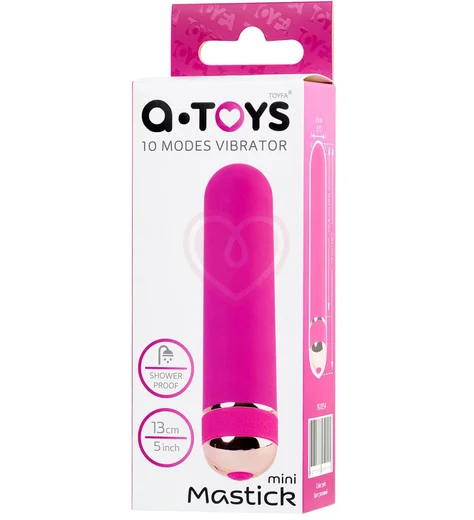 Мини-вибратор A-Toys by Toyfa Mastick Mini розовый фото 5