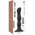 Фаллоимитатор с шариками Strap-On-Me Dildo Geisha Ball размер XL 17,7 см чёрный фото 3