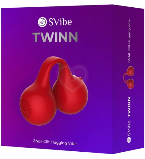 Вибратор для клитора Svibe Twinn Cherry Svsnlt-Ch вишнёвый фото 4