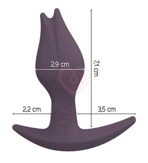 Анальная пробка Fun Factory Bootie Fem фиолетовая фото 3