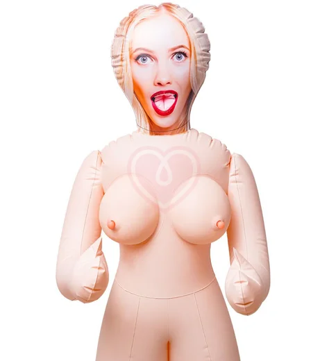 Надувная кукла с тремя отверстиями Dolls-X by Toyfa Lilit блондинка фото 4