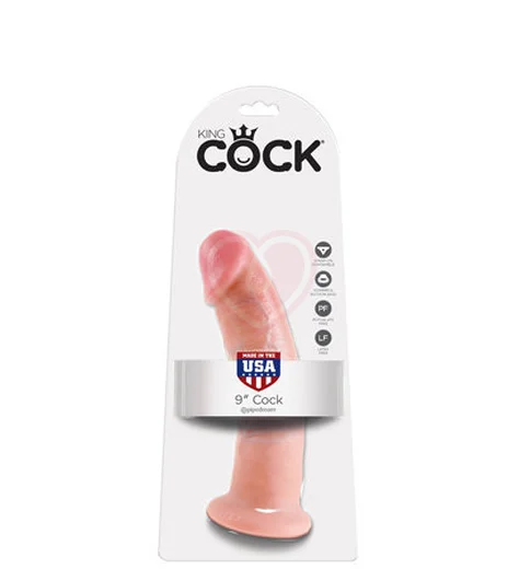 Фаллоимитатор на присоске King Cock 23 см телесный фото 3
