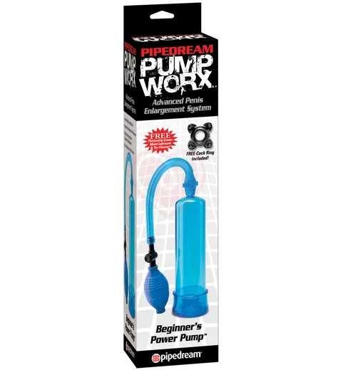 Помпа вакуумная мужская Beginner's Power Pump голубая фото 2