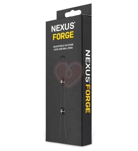 Двойное эрекционное кольцо-лассо Nexus Forge Double фото 4