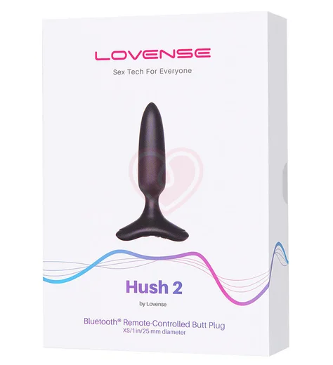 Тонкая анальная пробка Lovense Hush 2 XS с приложением фото 5
