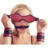 Набор для игр и фиксации Bondage Set чёрно-красный фото 6
