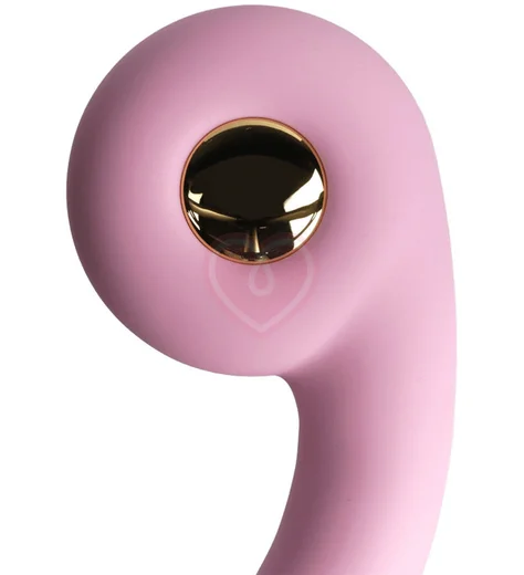 Вибратор с нагревом Youvic Bendable Heating G-Spot розовый фото 3