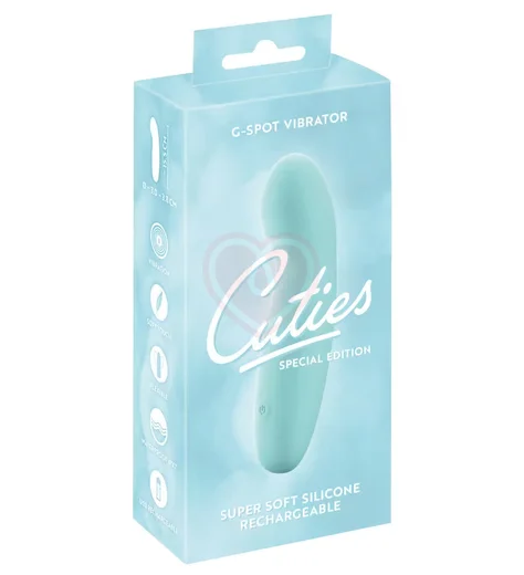 Вибратор Cuties для точки G бирюзовый фото 2