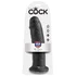 Фаллоимитатор на присоске King Cock 26 см чёрный фото 4