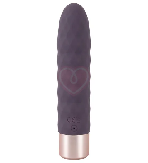 Вибратор с рельефной поверхностью Elegant Series Diamond Vibe фото 6