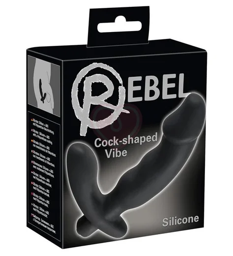Вибростимулятор простаты Rebel Cock-Shaped Vibe чёрный фото 4