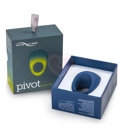 Эрекционное кольцо We-Vibe Pivot синее фото 4