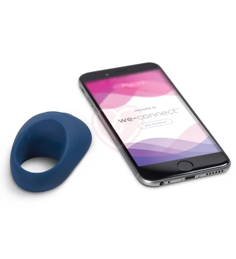 Эрекционное кольцо We-Vibe Pivot синее фото 7