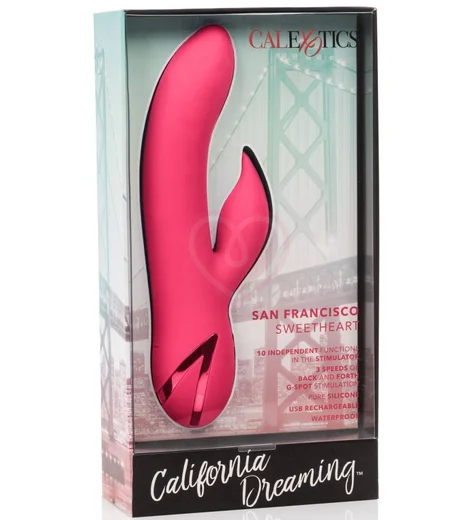 Вибратор со стимуляцией точки G и клитора San Francisco Sweetheart розовый фото 4