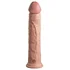Реалистичный фаллоимитатор King Cock Ellite Dual Density 28 см телесный фото 2