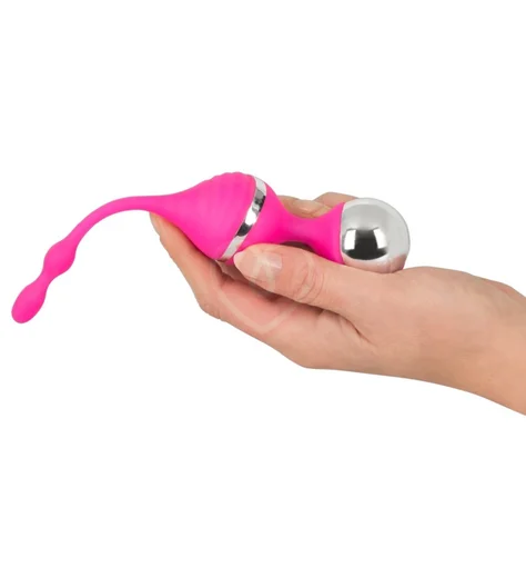 Шарики вагинальные с вибрацией Smile Vibro Love Balls розовые фото 5