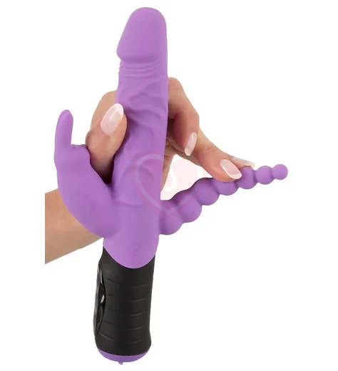 Вибратор You2Toys для тройной стимуляции фото 3