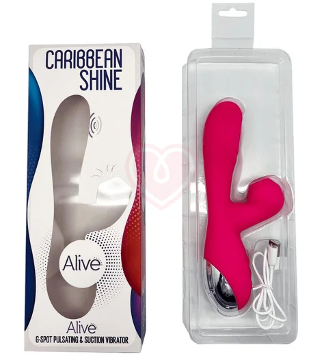 Вибратор со стимуляцией клитора и зоны G Adrien Lastic Caribbean Shine розовый фото 4