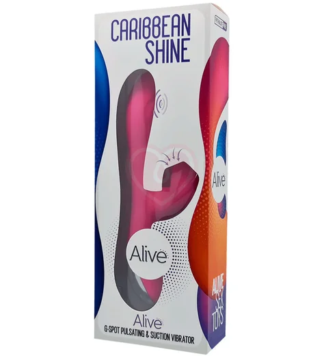 Вибратор со стимуляцией клитора и зоны G Adrien Lastic Caribbean Shine розовый фото 5
