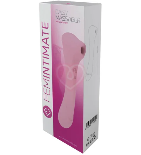 Вакуумный стимулятор клитора Adrien Lastic Fem.Daisy Massager розовый фото 5