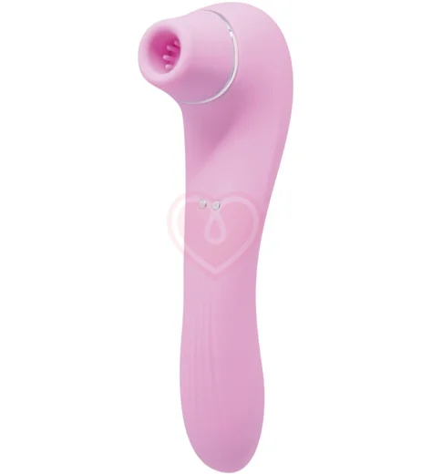 Двусторонний стимулятор Adrien Lastic Smoooch розовый фото 1