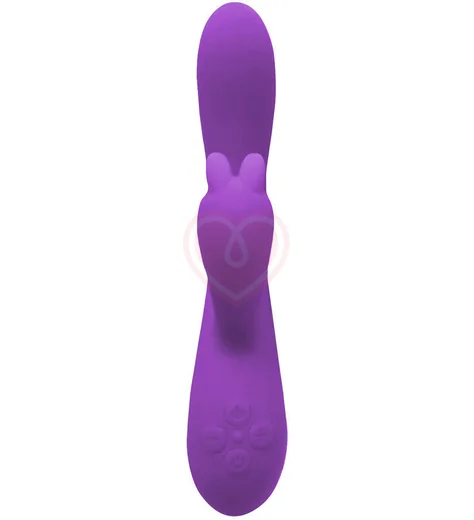 Вибратор-кролик с подогревом Adrien Lastic Gili-Gili фиолетовый фото 2