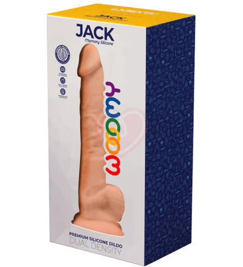 Фаллоимитатор с мошонкой на присоске Adrien Lastic Jack Silexpan телесный фото 2