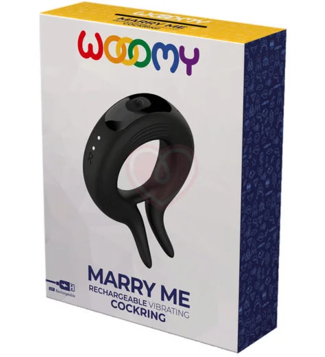 Эрекционное виброкольцо Adrien Lastic Marry Me чёрное фото 5